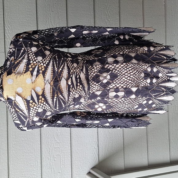 Free People Deco Lace Mini Long Sleeve Dress Fairy Whimsigoth Size 4 - Picture 7 of 13